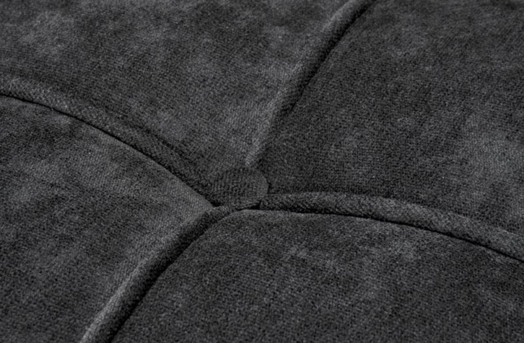 Casa Padrino Luxus Sofa im Barock Stil, schwarzer Samt und schwarze Beine, 230 x 81 x 78 cm