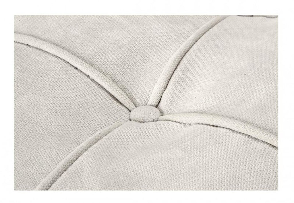 Casa Padrino Luxus Sofa im Barock Stil, weißer Samt und schwarze Beine, 230 x 81 x 78 cm
