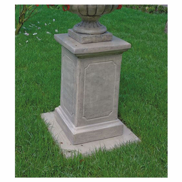Casa Padrino piedistallo decorativa da giardino barocco grigio A.70 cm - Accessori da giardino barocco
