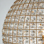 Casa Padrino Barock Kristall Kronleuchter Gold Ø 61 x H. 80 cm - Barock Leuchten