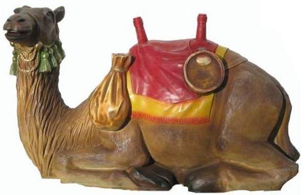 Casa Padrino escultura decorativa camello marrón 90 cm - Figura de jardín