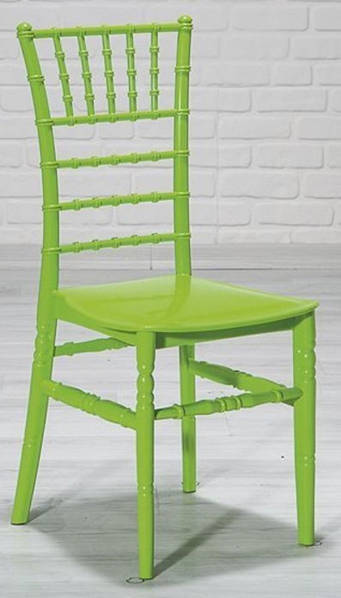Casa Padrino Designer Acryl Stuhl Set Grün 40 x 46 x H. 92,5 cm - Esszimmerstühle - Acryl Esszimmer Möbel