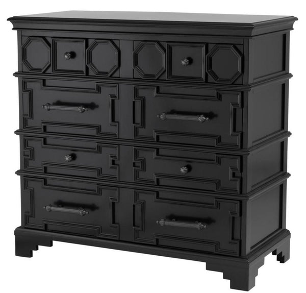 Casa Padrino design Commode en acajou tiroirs 107 x 51 x H. 101 cm - Qualité de luxe
